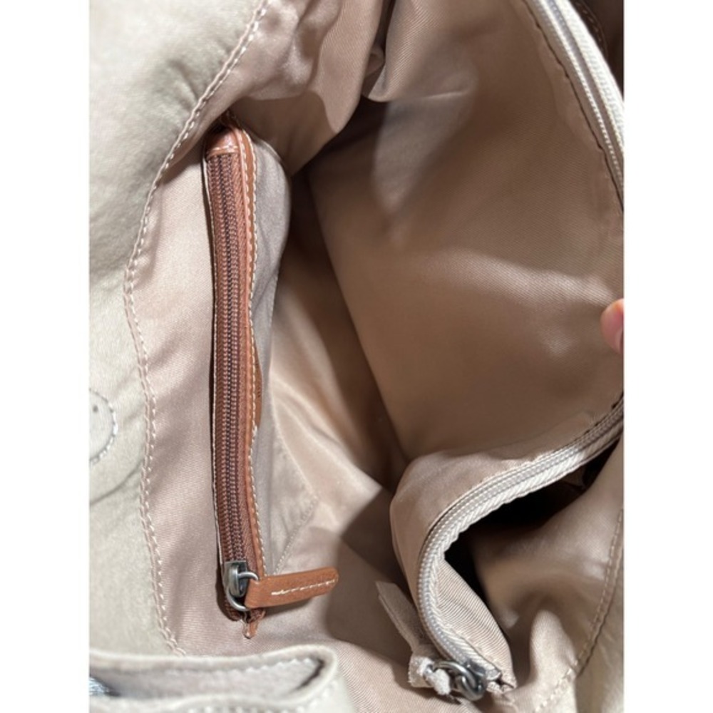 The Sak Huntley Hobo Bag in Sand Suede Taupe Tassel Shoulder Bag Slouchy Tote - Picture 13 of 17